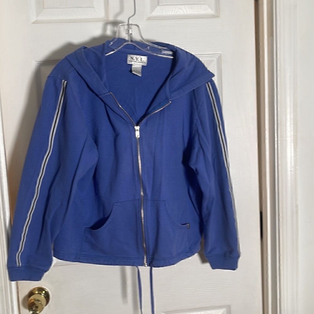 NYL Athletic Hooded Zip Up Sweat Jacket